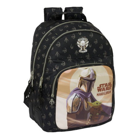 School Bag The Mandalorian This is the way Black 32 x 42 x 15 cm