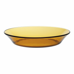 Deep Plate Duralex Lys Amber 19,5 cm (24 Units)