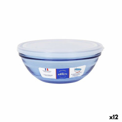 Bowl Duralex Marine Blue 17 cm With lid (12 Units)