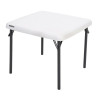 Child's Table Lifetime White Foldable 61 x 53,5 x 61 cm Steel Plastic