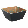 Salad Bowl Viejo Valle Melamin Black 19 x 19 x 9 cm (6 Units)