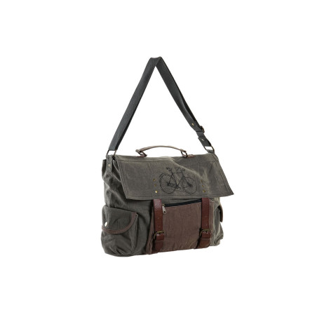 Shoulder Bag DKD Home Decor Bicycle 48 x 10 x 37 cm Grey Brown