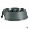 Slow Eating Food Bowl for Pets Anthracite Plastic (27 x 7,5 x 27 cm) (12 Units)