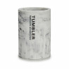 Toothbrush Holder Tumbler White Resin 7,5 x 10,2 x 7,5 cm (12 Units)