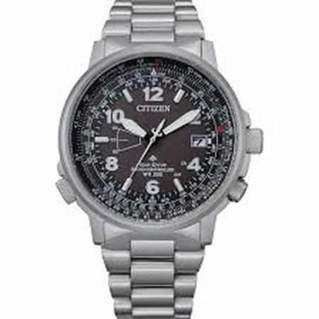 Men's Watch Citizen PILOT Black Silver