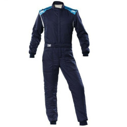 Racing jumpsuit OMP First-S Blue 56 FIA 8856-2018 Navy Blue