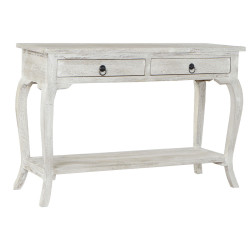 Console DKD Home Decor White Multicolour Wood Mango wood 115 x 38 x 76 cm