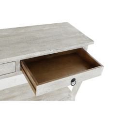 Console DKD Home Decor White Multicolour Wood Mango wood 115 x 38 x 76 cm