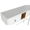 Console Home ESPRIT Yellow White MDF Wood 120 x 35 x 90 cm