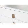 Console Home ESPRIT Yellow White MDF Wood 120 x 35 x 90 cm