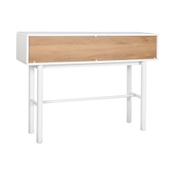 Console Home ESPRIT Yellow White MDF Wood 120 x 35 x 90 cm