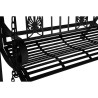 Bench DKD Home Decor Black Metal (146 x 86 x 212 cm)