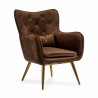 Armchair Brown Iron 68 x 92 x 70 cm (2 Units)