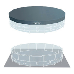 Detachable Pool Intex 26726GN 457 x 122 x 457 cm