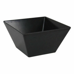 Snack Bowl La Mediterránea Melamin Anthracite 13 x 13 x 7 cm (24 Units)