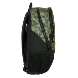 School Bag Kelme Travel Black Green 32 x 44 x 16 cm