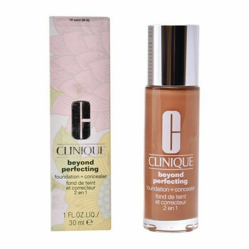 Liquid Make Up Base Clinique Beyond Perfecting Facial Corrector Nº 18 Sand 30 ml