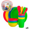 Picnic set Aktive 22,5 x 1,5 x 22,5 cm polypropylene (4 Units)