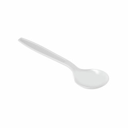 Set of Spoons Algon Reusable White 10 Units 16,6 cm