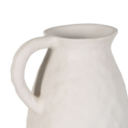 Vase White Ceramic 20 x 17 x 36 cm