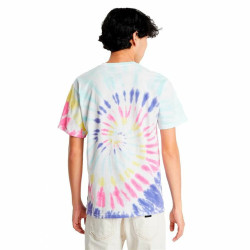 Men’s Short Sleeve T-Shirt Vans Rainbow Spiral Cyan