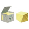 Set of Sticky Notes Post-it Yellow 6 Pieces 76 x 76 mm (4 Units)