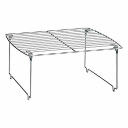 Folding Shelf Silver 44 x 28 x 19 cm (6 Units)