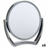 Magnifying Mirror Grey Crystal Plastic 19 x 18,7 x 2 cm (6 Units)