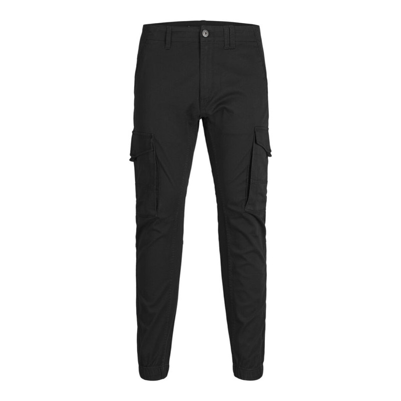 Trousers Jack & Jones JPSTPAUL JJFLAKE CARGO NOOS 12139912 Black