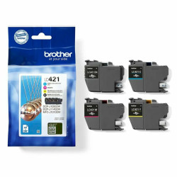 Original Ink Cartridge Brother LC421VAL Multicolour Black Black/Cyan/Magenta/Yellow (1 Unit)