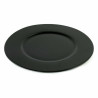 Flat Plate Viejo Valle Neat Black Porcelain Ø 28 cm (6 Units)