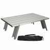 Folding Table Aktive Silver Aluminium 40 x 13 x 28,5 cm (4 Units)