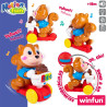 Musical Toy Winfun Squirrel 24,5 x 27,5 x 14 cm (4 Units)