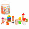 Stacking Blocks Woomax Farm 50 Pieces (4 Units)