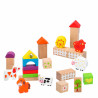 Stacking Blocks Woomax Farm 50 Pieces (4 Units)