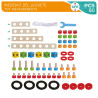 Construction set Woomax 80 Pieces (4 Units)