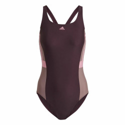 Women’s Bathing Costume Adidas Colorblock Brown