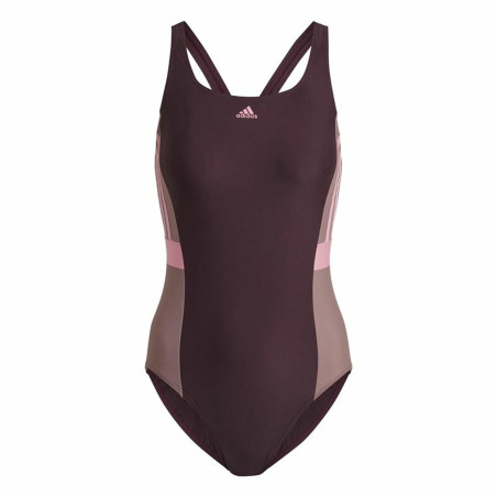 Women’s Bathing Costume Adidas Colorblock Brown