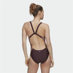 Women’s Bathing Costume Adidas Colorblock Brown