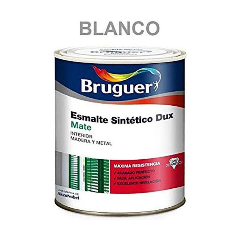 Synthetic enamel paint Bruguer Dux 250 ml White Matt