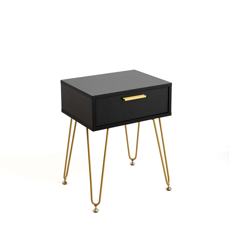 Nightstand Vinthera Moa Black Plastic 40 x 30 x 50 cm