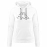 Women’s Hoodie Kappa White