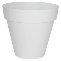 Plant pot Riviera White Plastic Squared Ø 50 cm