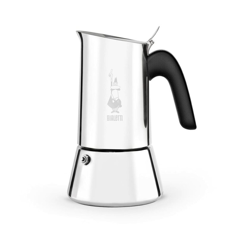 Italian Coffee Pot Bialetti Venus box Wood Stainless steel 2 Cups 100 ml