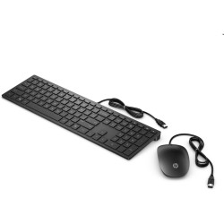 Keyboard and Mouse HP 4CE97AA Black