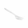 Fork Set Algon Reusable Transparent 10 Units 18 cm