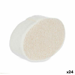 Body Sponge White Beige 15 x 5 x 10 cm (24 Units)