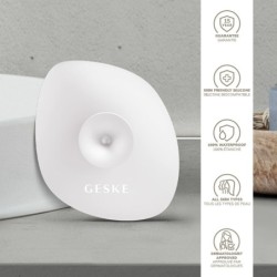 Facial cleansing brush Geske SmartAppGuided White 4-in-1