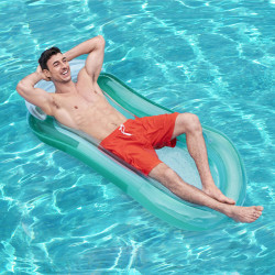 Inflatable Pool Chair Bestway Aqua 160 x 84 cm Blue