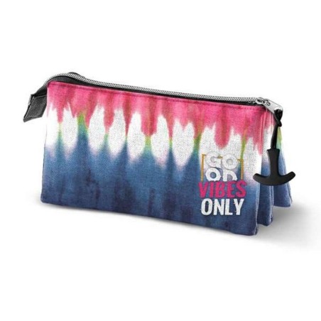 Triple Carry-all Karactermania Eco Omp! Good Vibes Only Tie Dye Denim (23 x 11 x 10 cm)